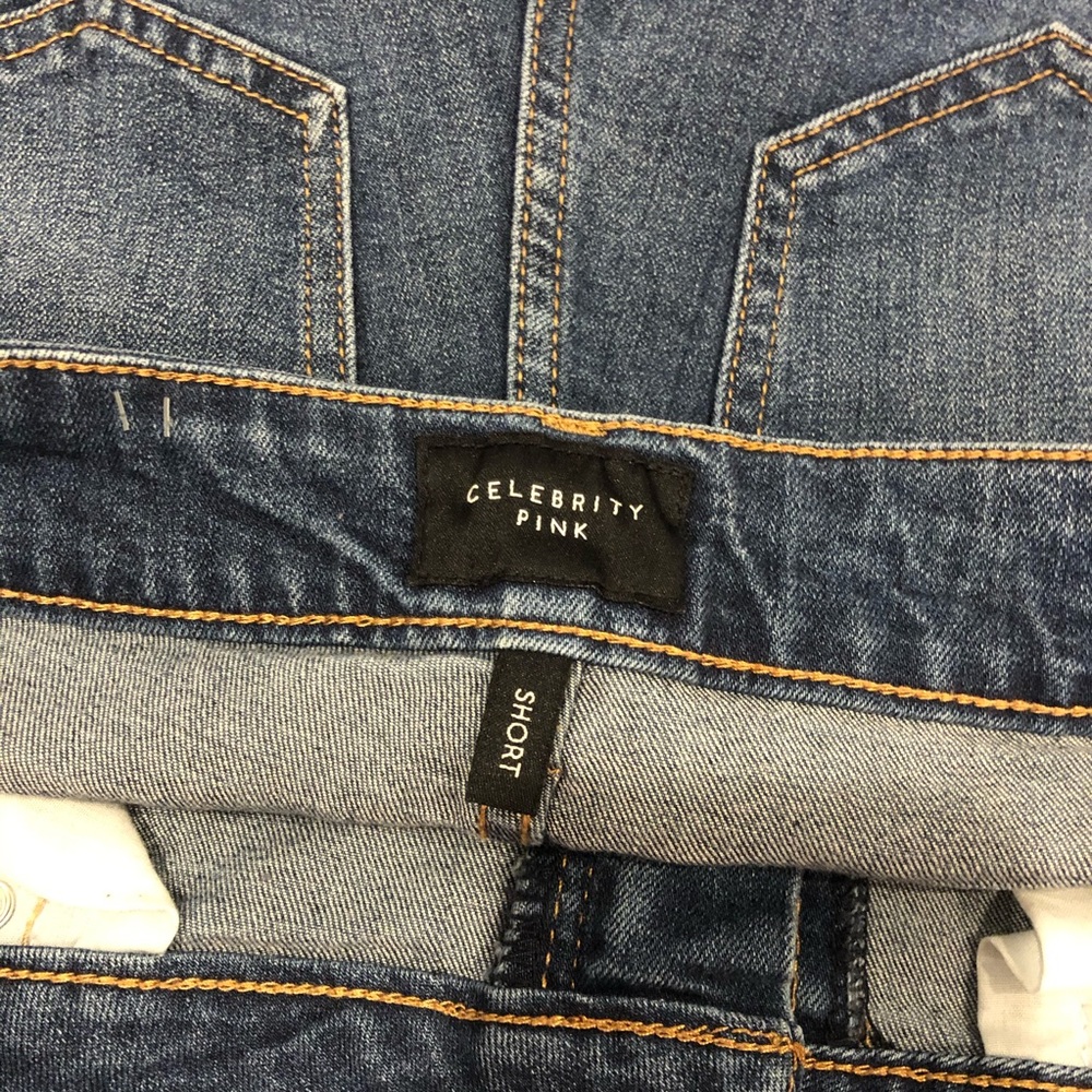 Celebrity Pink Stretch Denim Shorts - Picture 4 of 6